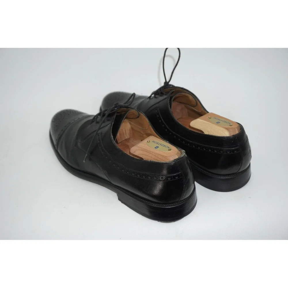 Mezlan Shoes‎ Men's Size 12 Black Quinto Cap Toe Oxford Dress Leather Formal